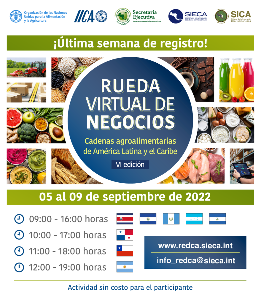 Sexta Rueda Virtual de Negocios para las Cadenas Agroalimentarias de América Latina y El Caribe