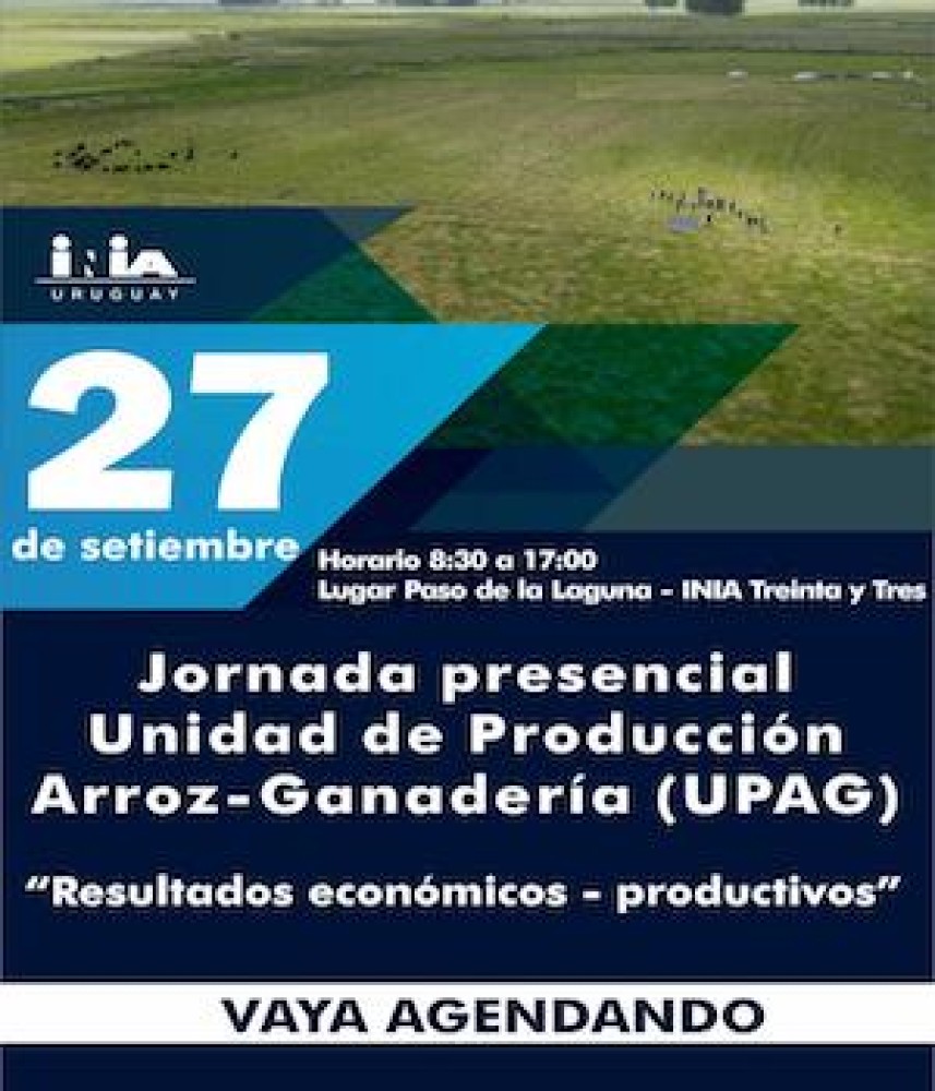 Jornada Unidad de Producción Arroz-Ganadería (UPAG)