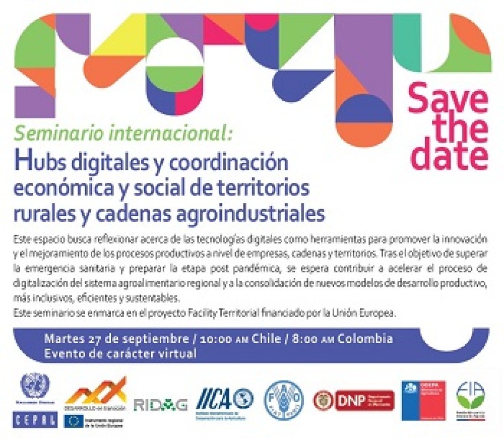 Seminario internacional: “Hubs digitales y coordinación económica y social de territorios rurales y cadenas agroindustriales”