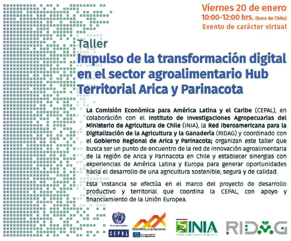 Impulso de la transformación digital en el sector agroalimentario Hub territorial Arica y Parinacota