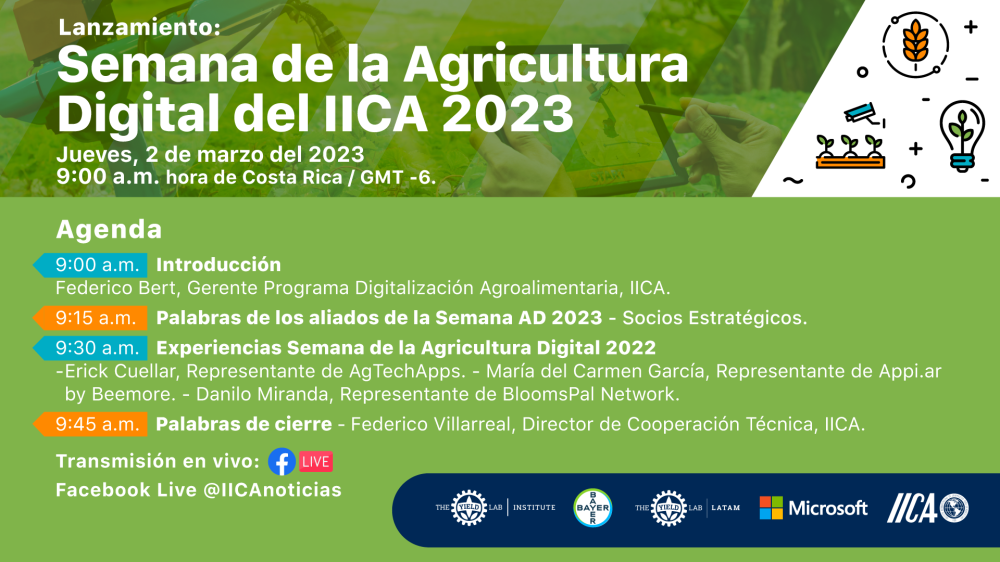 Webinar de Lanzamiento: Semana de la Agricultura Digital 2023