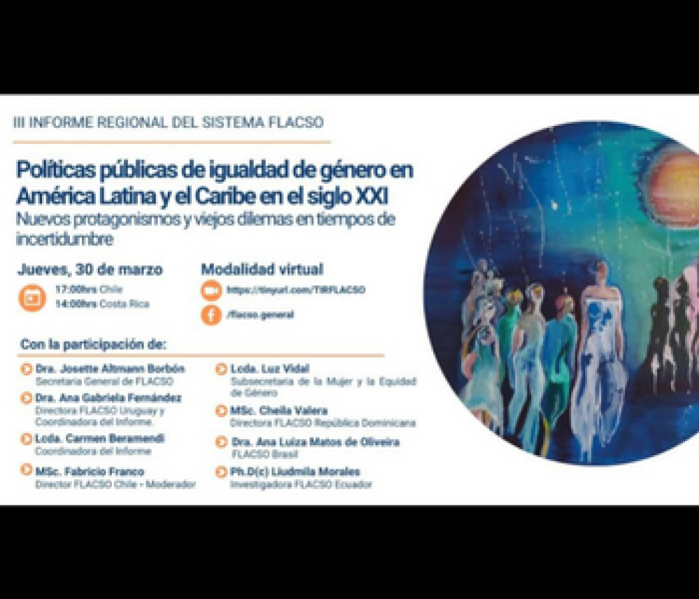 Third Regional Report, "Public policies for gender equality in Latin America and the Caribbean in the 21st century: New roles and old dilemmas in times of uncertainty."