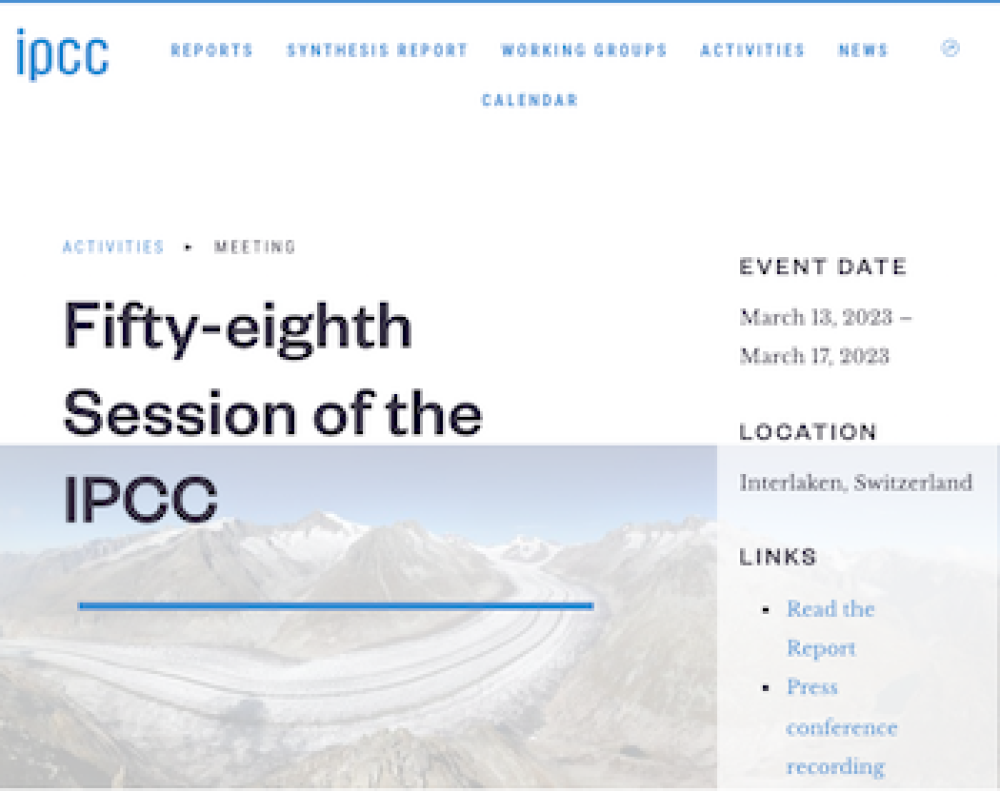 IPCCs 58th Session