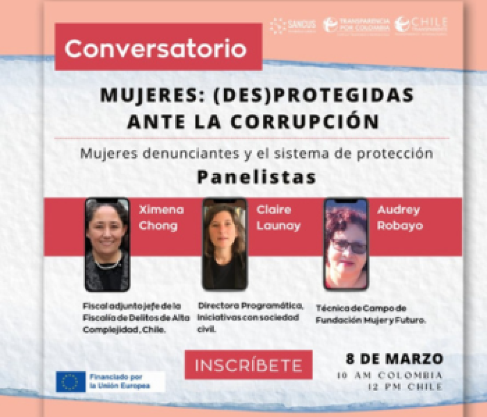 Conversatorio "Mujeres: (Des)protegidas ante la Corrupción"