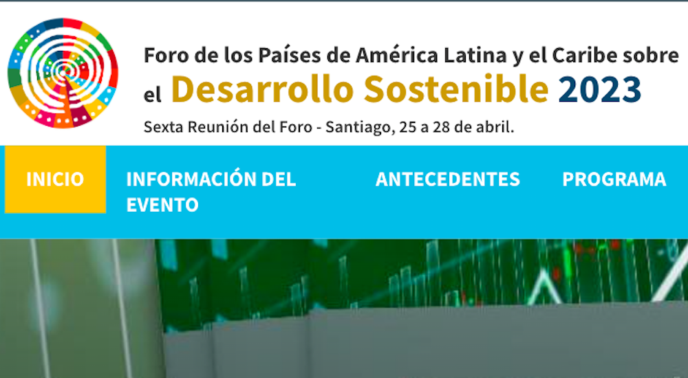 Sexta Reunión - Foro de los Países de América Latina y el Caribe sobre el Desarrollo Sostenible - 2023