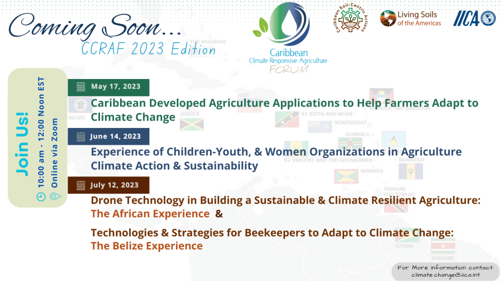 CCRAF: Caribbean Developed Agriculture Applications to Help Farmers Adapt to Climate Change