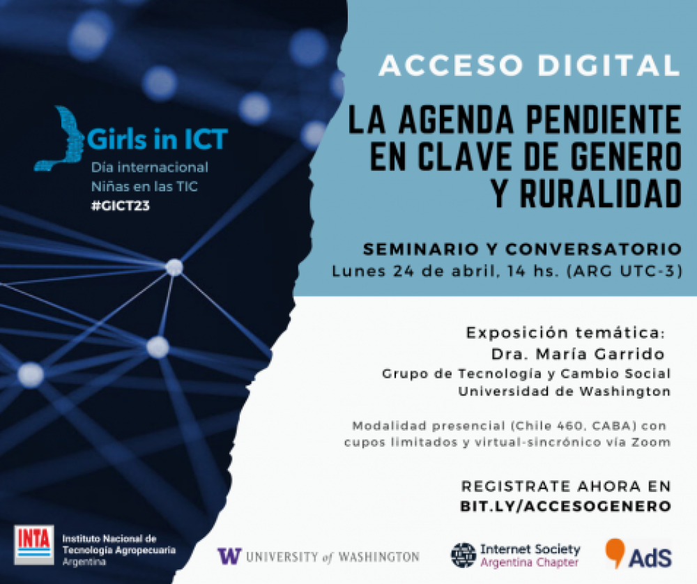 Acceso digital: la agenda en clave de género y ruralidad