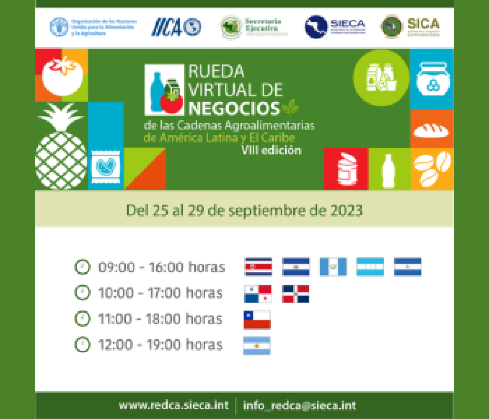 Octava Rueda Virtual de Negocios: Cadenas agroalimentarias de América Latina y el Caribe