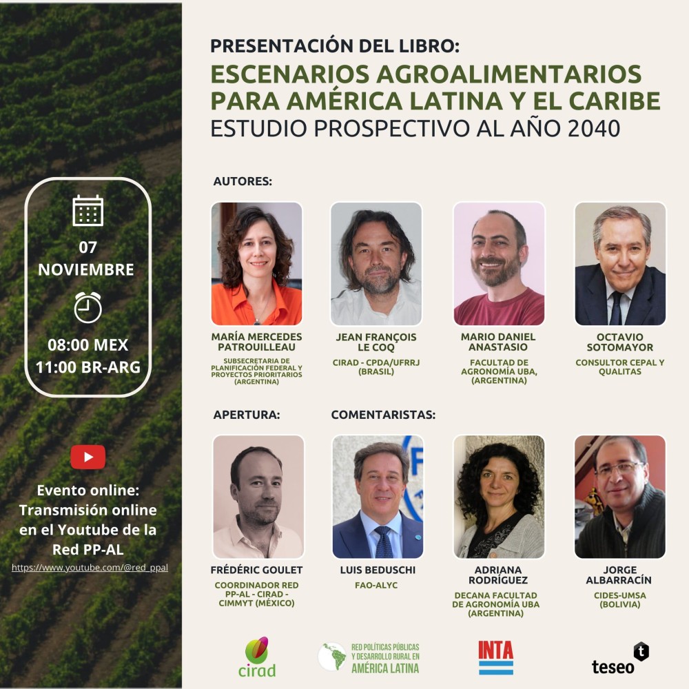 Presentation of the Book: Agrifood Scenarios for Latin America and the Caribbean. Prospective Study to the year 2040