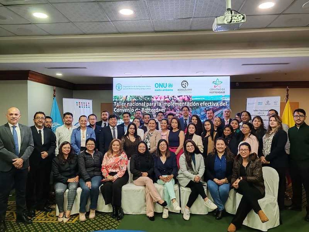 Taller Nacional de fortalecimiento de capacidades para la implementación efectiva del Convenio de Rotterdam en Ecuador