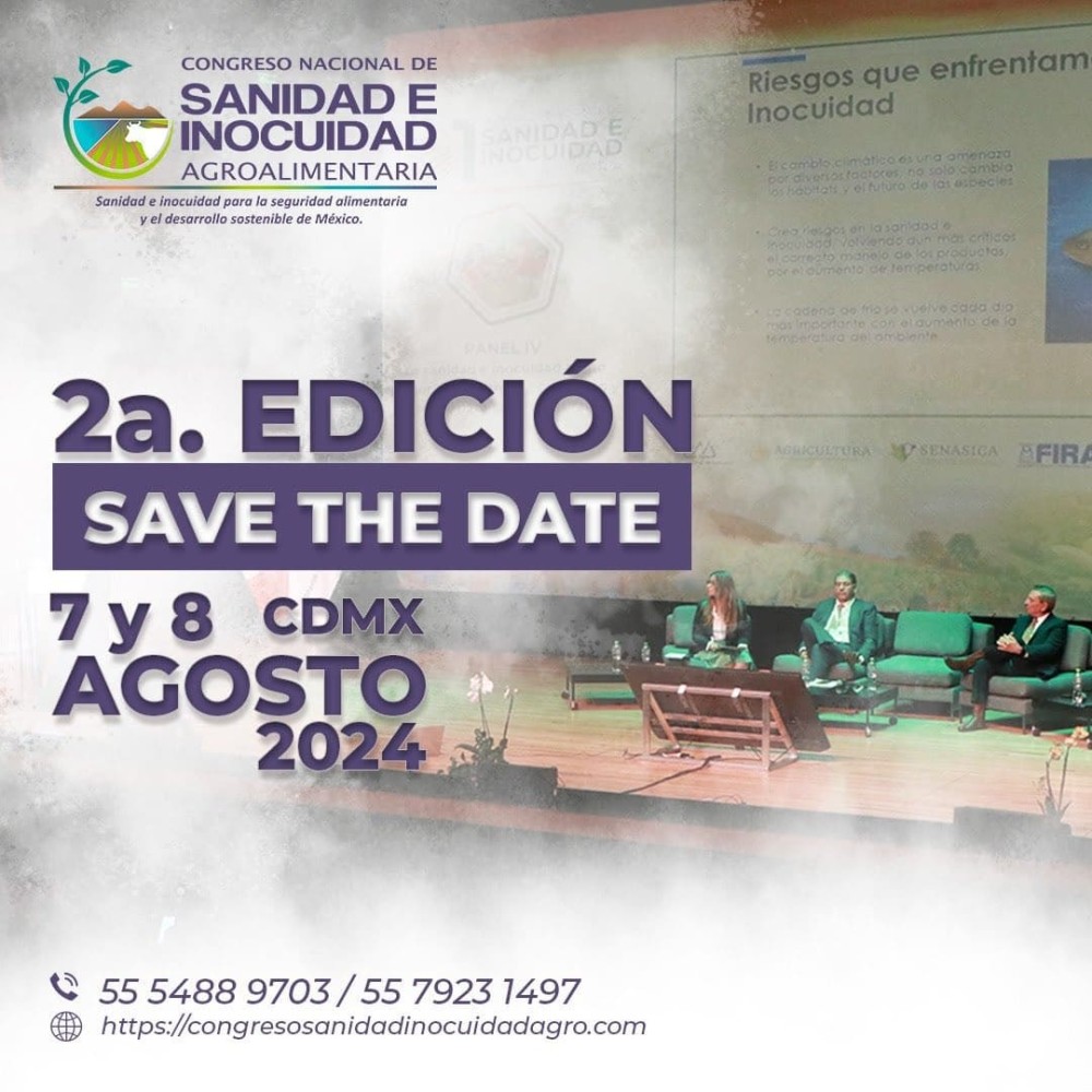 Congreso Nacional de Sanidad e Inocuidad Agroalimentaria: Sanidad e inocuidad para la seguridad alimentaria, el desarrollo social y económico de México.
