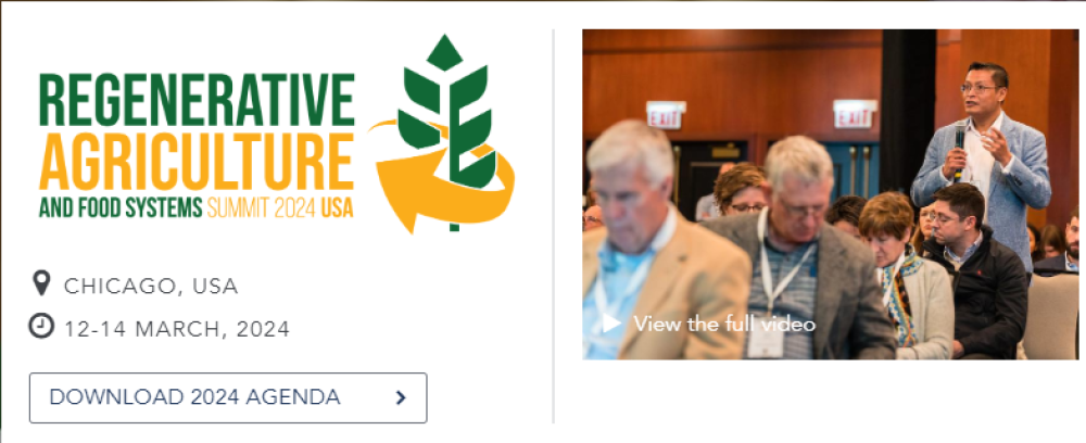 Cumbre sobre agricultura regenerativa y sistemas alimentarios, Estados Unidos,2024