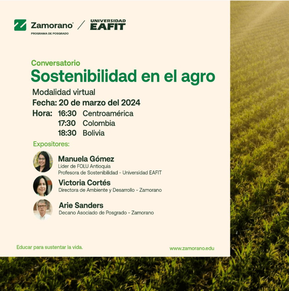 Conversatorio: Sostenibilidad en el agro