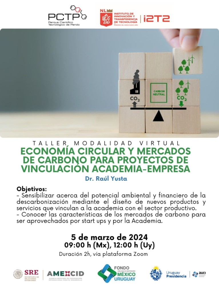 Economía Circular y Mercados de Carbono para Proyectos de Vinculación Academia-Empresa