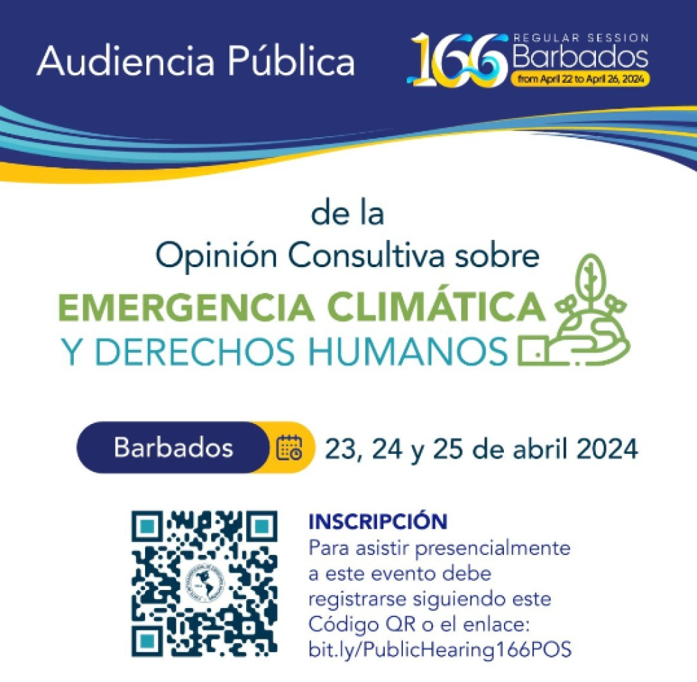 Public Hearing of the Advisory Opinion on Climate Emergency and Human Rights
