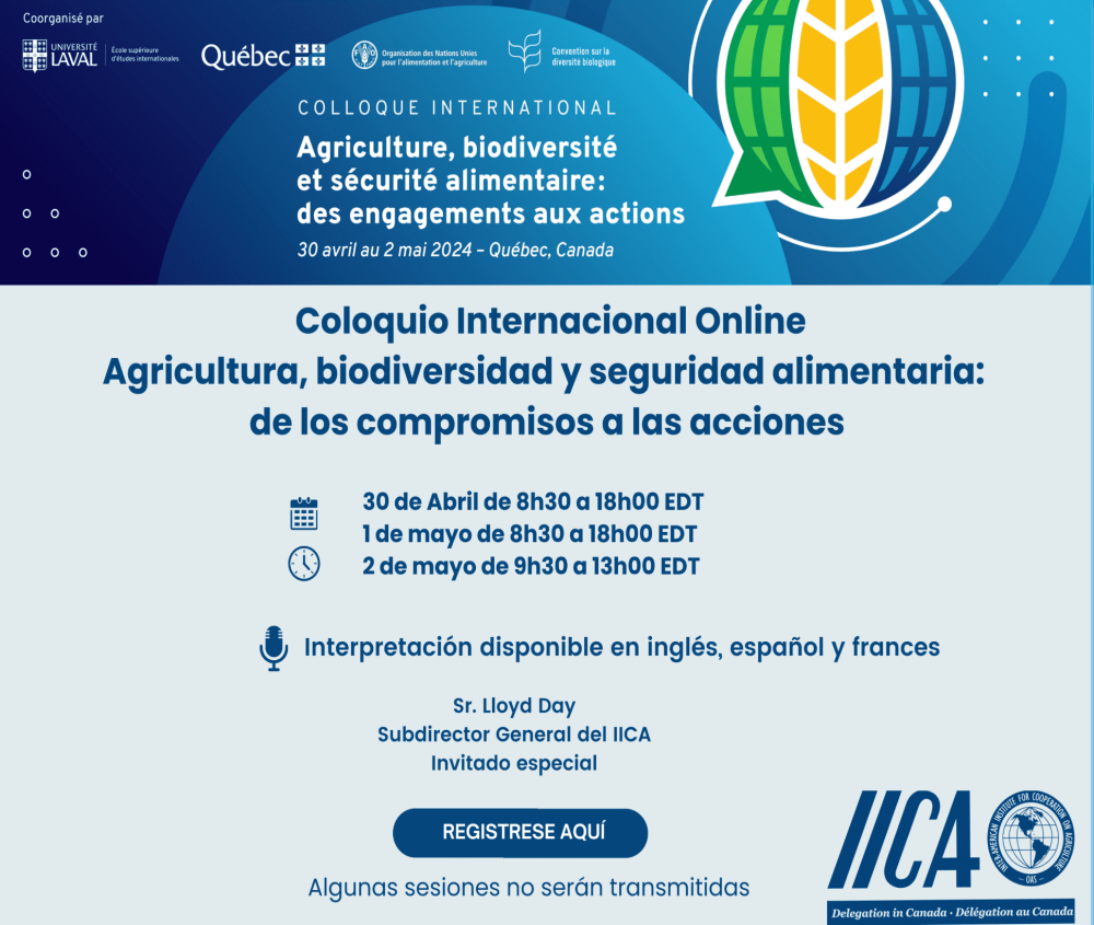 International Symposium Agriculture, Biodiversity and Food Security: From Commitments to Actions