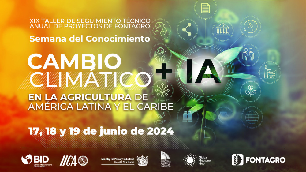 Semana del conocimiento Cambio Climático e Inteligencia Artificial en la Agricultura de América Latina y el Caribe