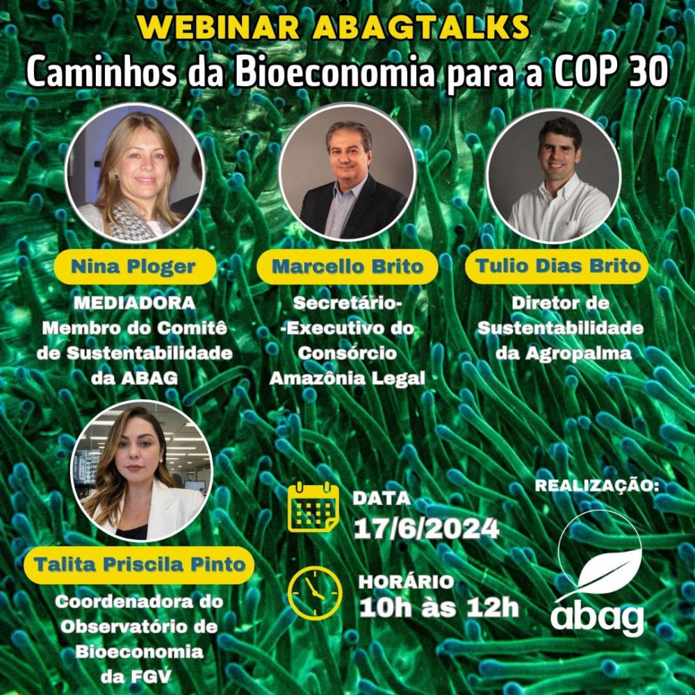 Webinar ABAGTALKS: Caminos de la bioeconomía hacia la COP 30