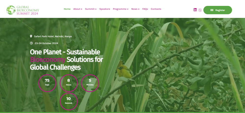 Global Bioeconomy Summit 2024: One Planet: Sustainable Bioeconomy Solutions for Global Challenges”