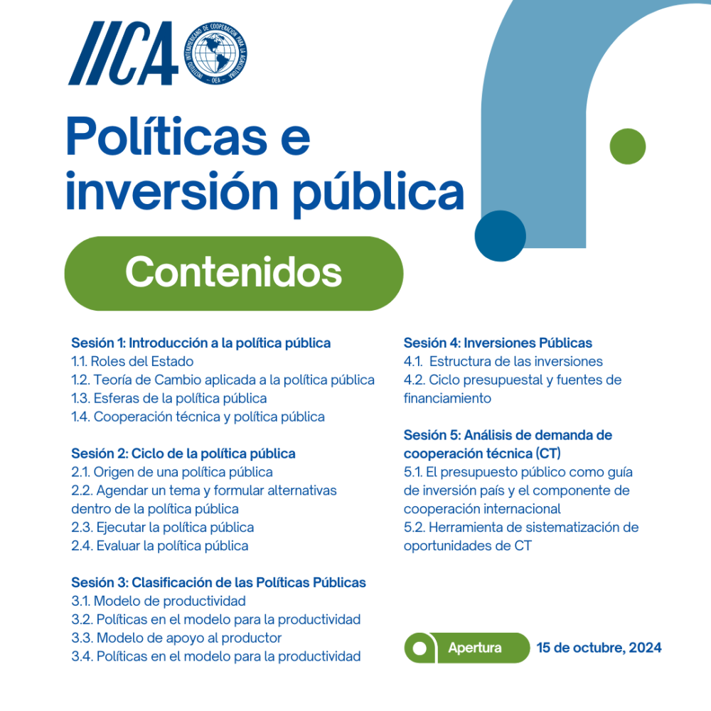 Curso en Línea: Políticas e Inversión Pública