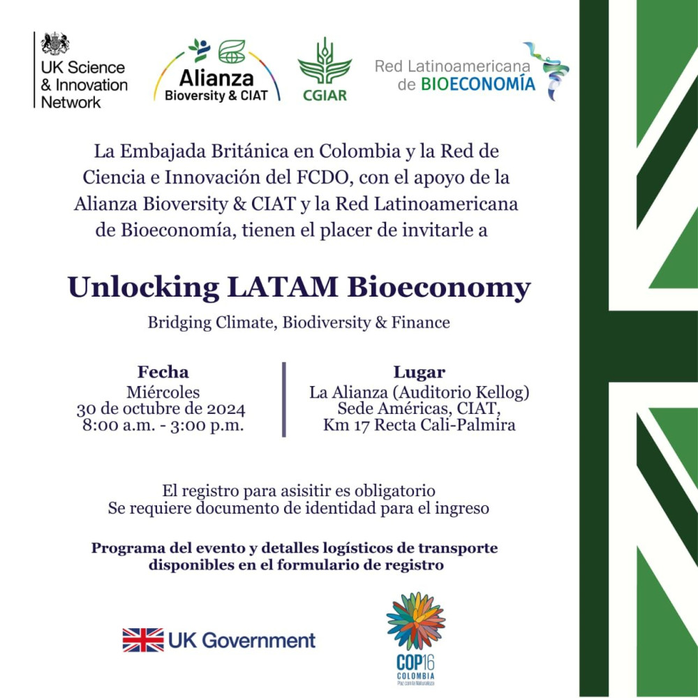 Webinar Unlocking LATAM Bioeconomy: Bridging Climate, Biodiversity & Finance