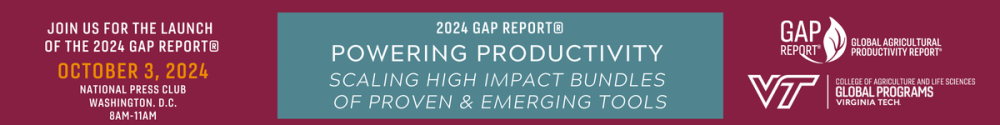 Launch of GAP Report 2024: Driving Productivity - Expanding High-Impact Bundles of Proven and Emerging Tools