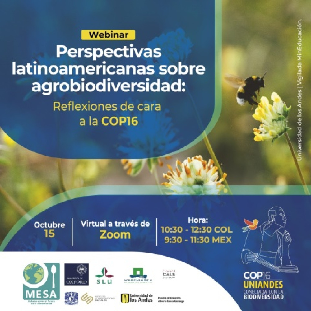 Perspectivas latinoamericanas sobre agrobiodiversidad: Reflexiones de cara a la COP16