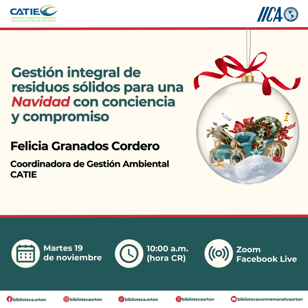 Webinar: Gestión integral de residuos sólidos para una navidad con conciencia y compromiso