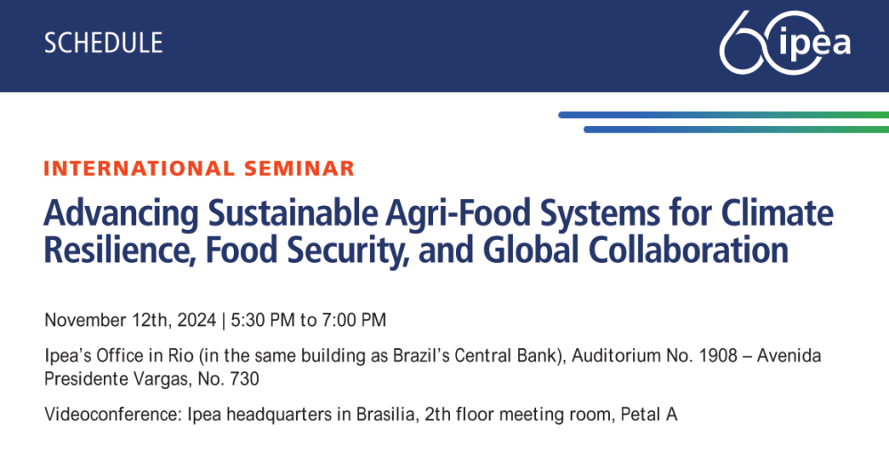 Seminario internacional: Promoción de sistemas agroalimentarios sostenibles para la resiliencia climática, la seguridad alimentaria y la colaboración mundial