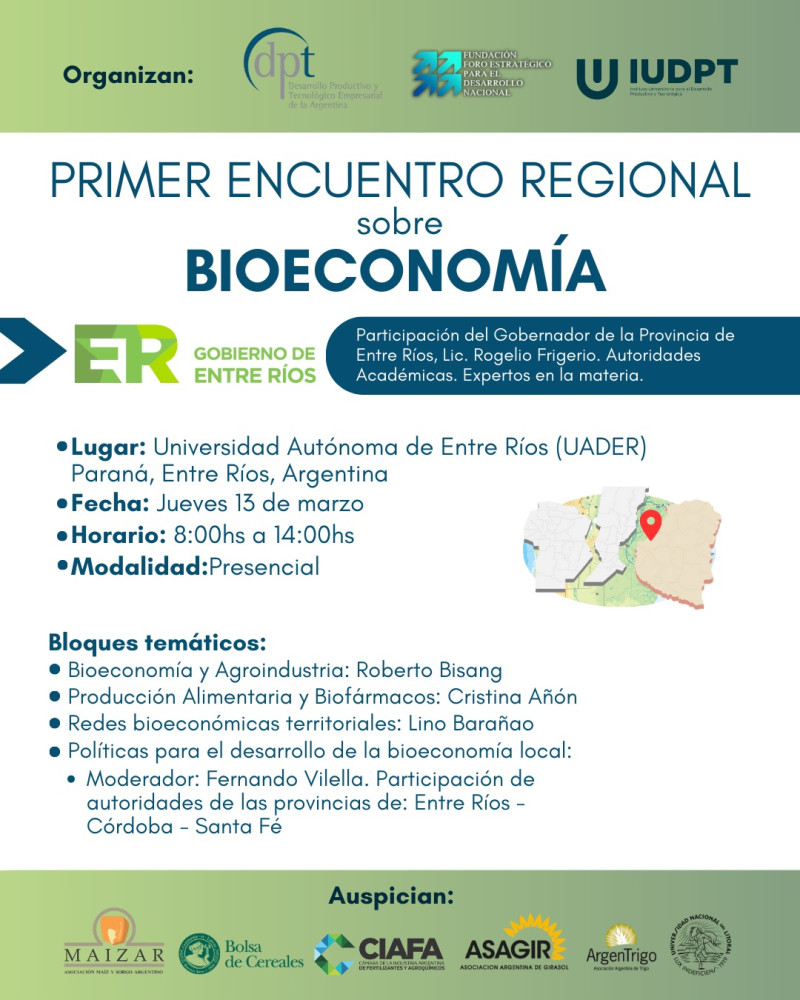 Primer Encuentro Regional sobre Bioeconomía