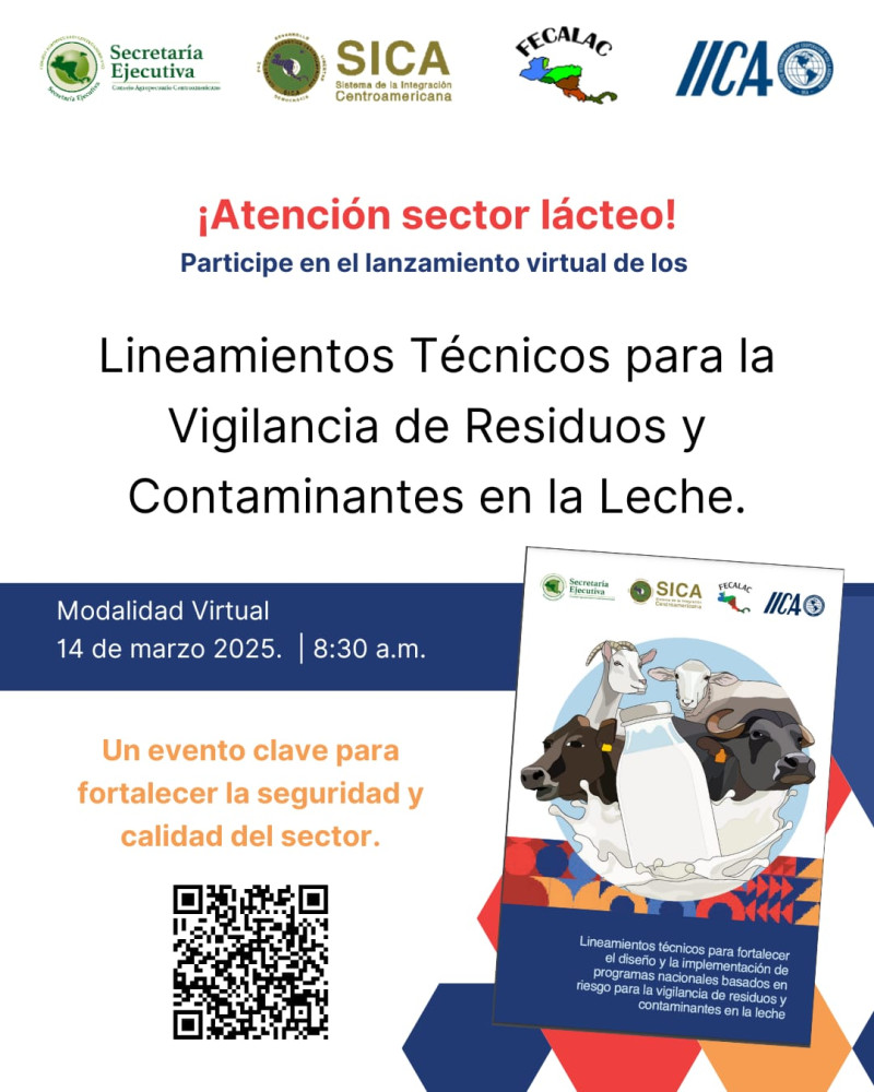 Technical guidelines to strengthen the design and implementation of national risk-based programs for the monitoring of residues and contaminants in milk.