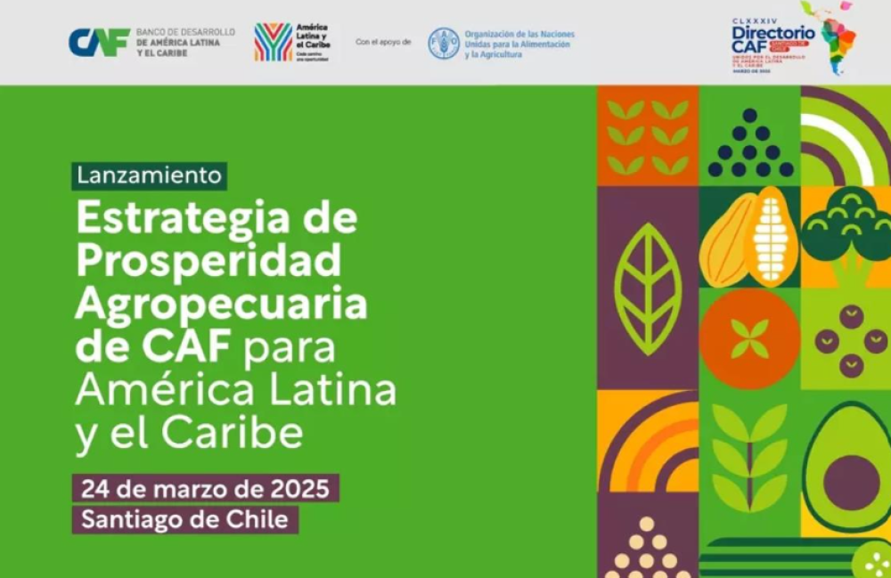 Launch of CAF's new agricultural strategy for Latin America and the Caribbean and dialogue on the future of the sector in the region and the world
