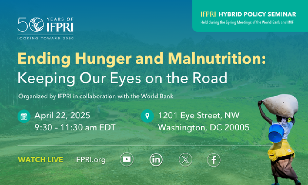 Ending Hunger and Malnutrition: Keeping Our Eyes on the Road