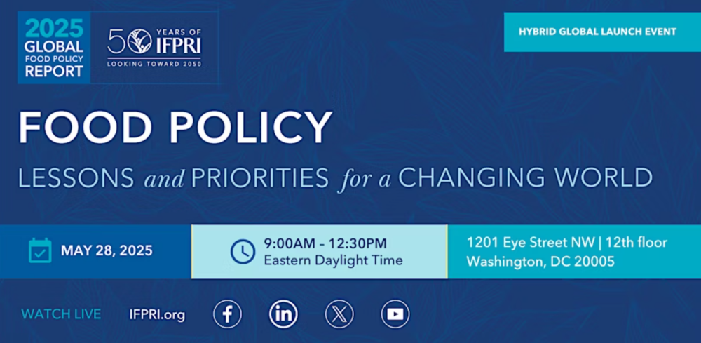 Global Food Policy Report 2025 | Food Policies: Lessons and Priorities for a Changing World