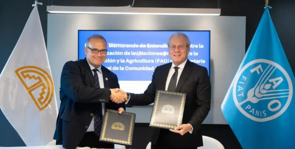 Memorandum of Understanding between FAO and the General Secretariat of the Andean Community (SG CAN)