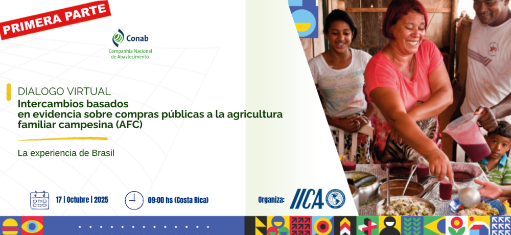 Diálogo Virtual. Compras públicas de alimentos a la agricultura familiar. La experiencia brasileña con el MDS.