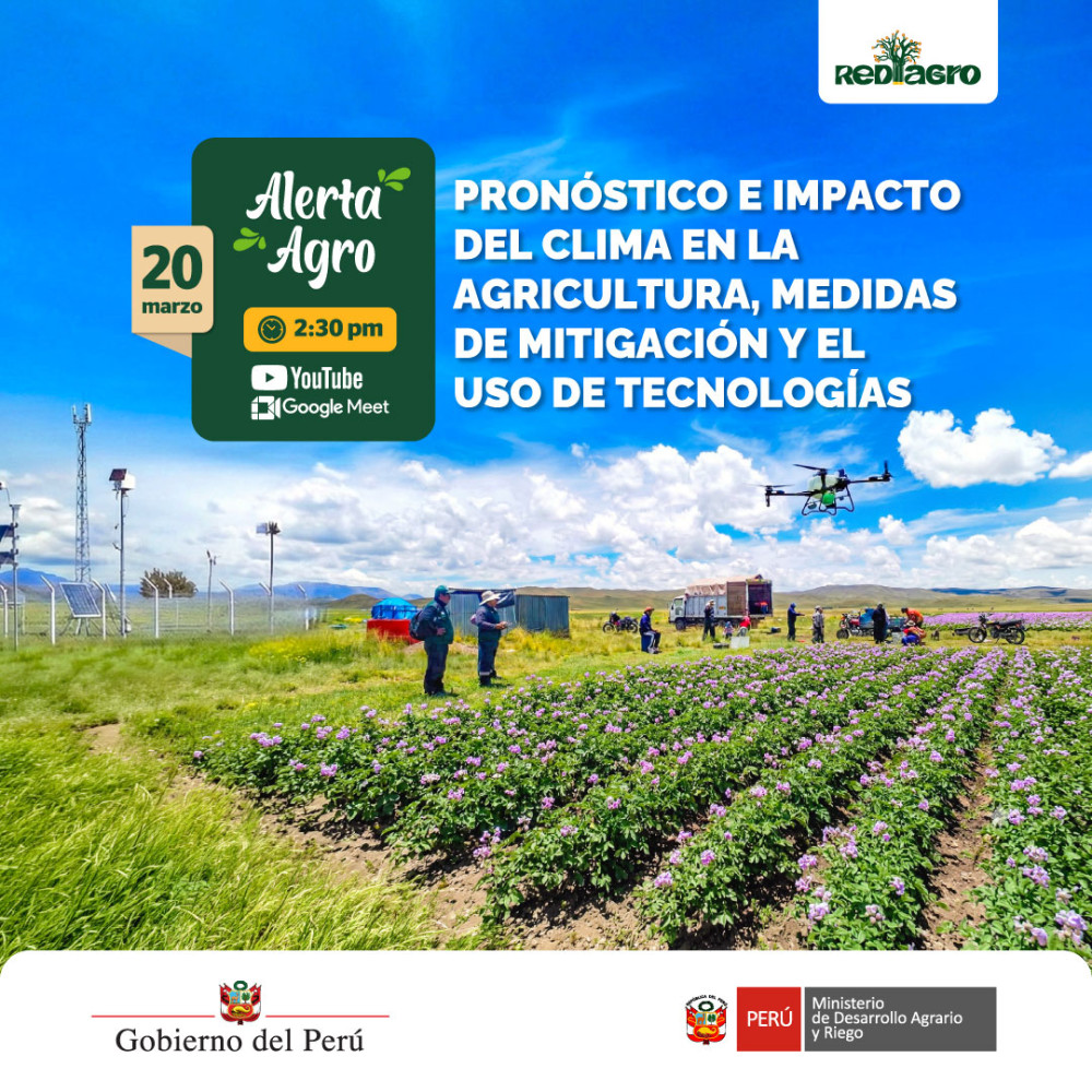 Alerta Agro: Pronósticos e impacto del clima en la agricultura. Medidas de mitigación y el uso de tecnologías
