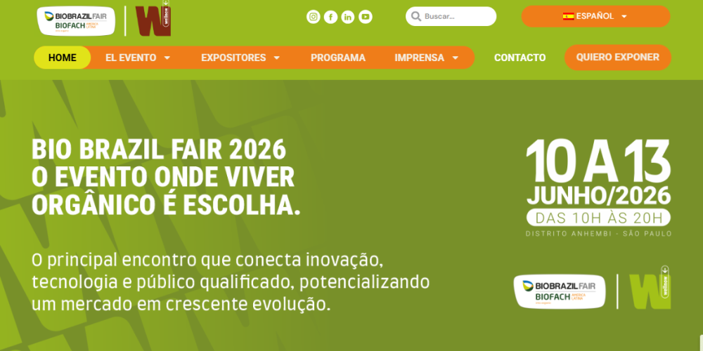 Bio Brazil Fair + BIOFACH Latin America 2026
