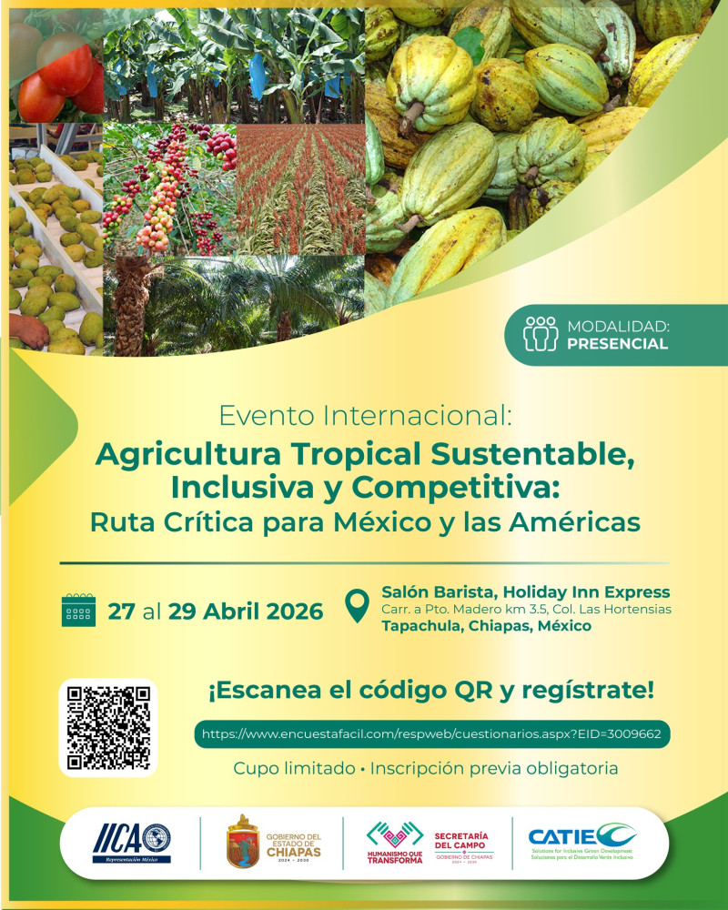 Agricultura Tropical Sustentable, Inclusiva y Competitiva: Ruta Crítica para México y las Américas