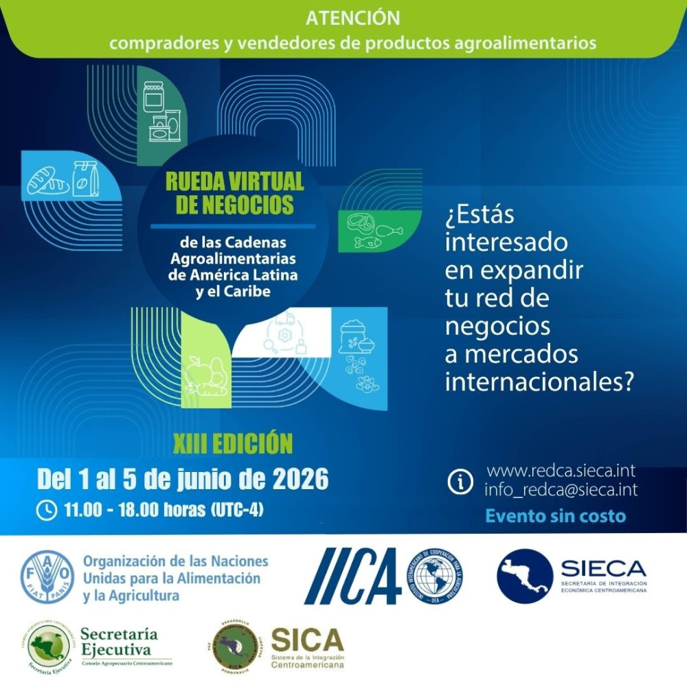 Rueda Virtual de Negocios de las Cadenas Agroalimentarias de América Latina y el Caribe: XIII edición