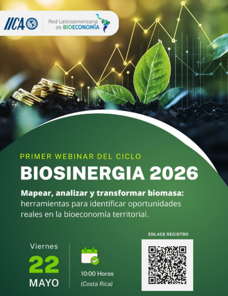 Primer Webinar del Ciclo BIOSINERGIA 2026: Mapear, analizar y transformar biomasa