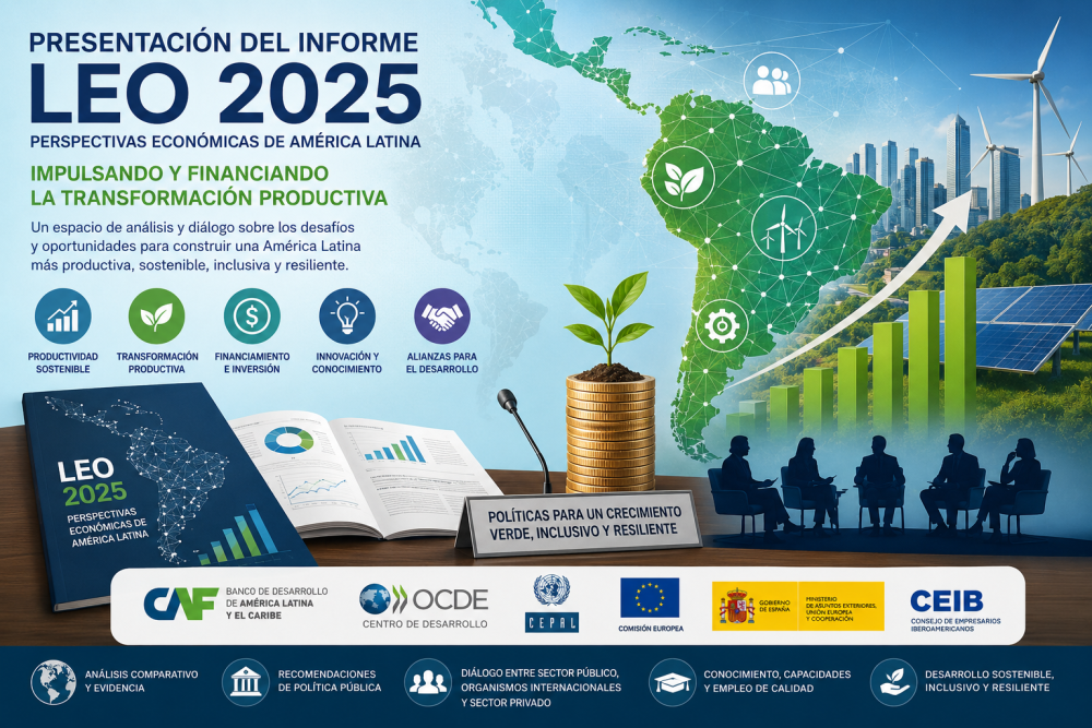 Presentación del informe LEO 2025 sobre la transformación productiva en América Latina