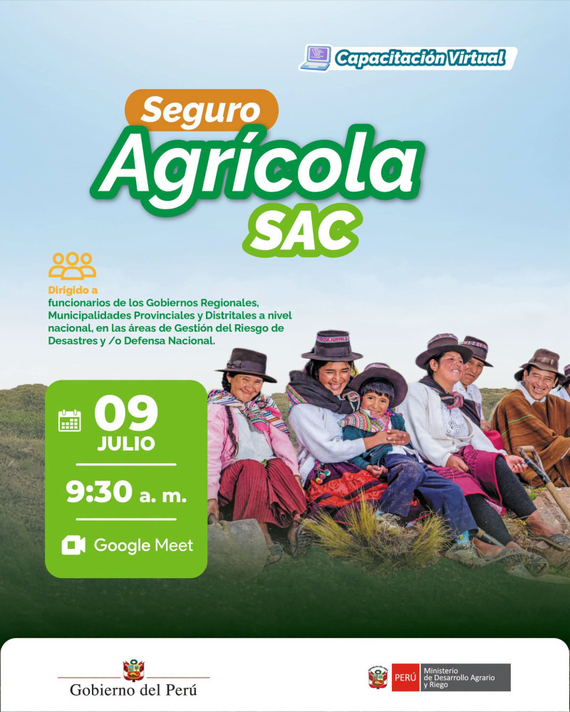 Seguro agrícola - SAC