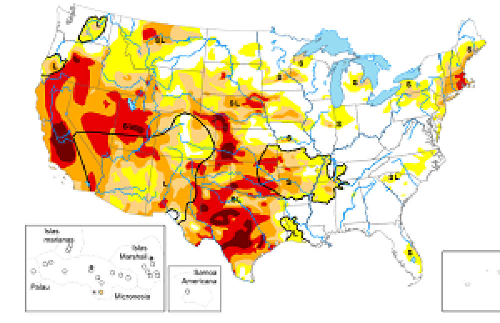 Monitor de Sequía de los Estados Unidos