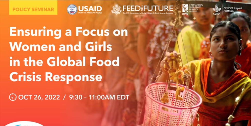 (ES) Ensuring a Focus on Women and Girls in the Global Food Crisis Response