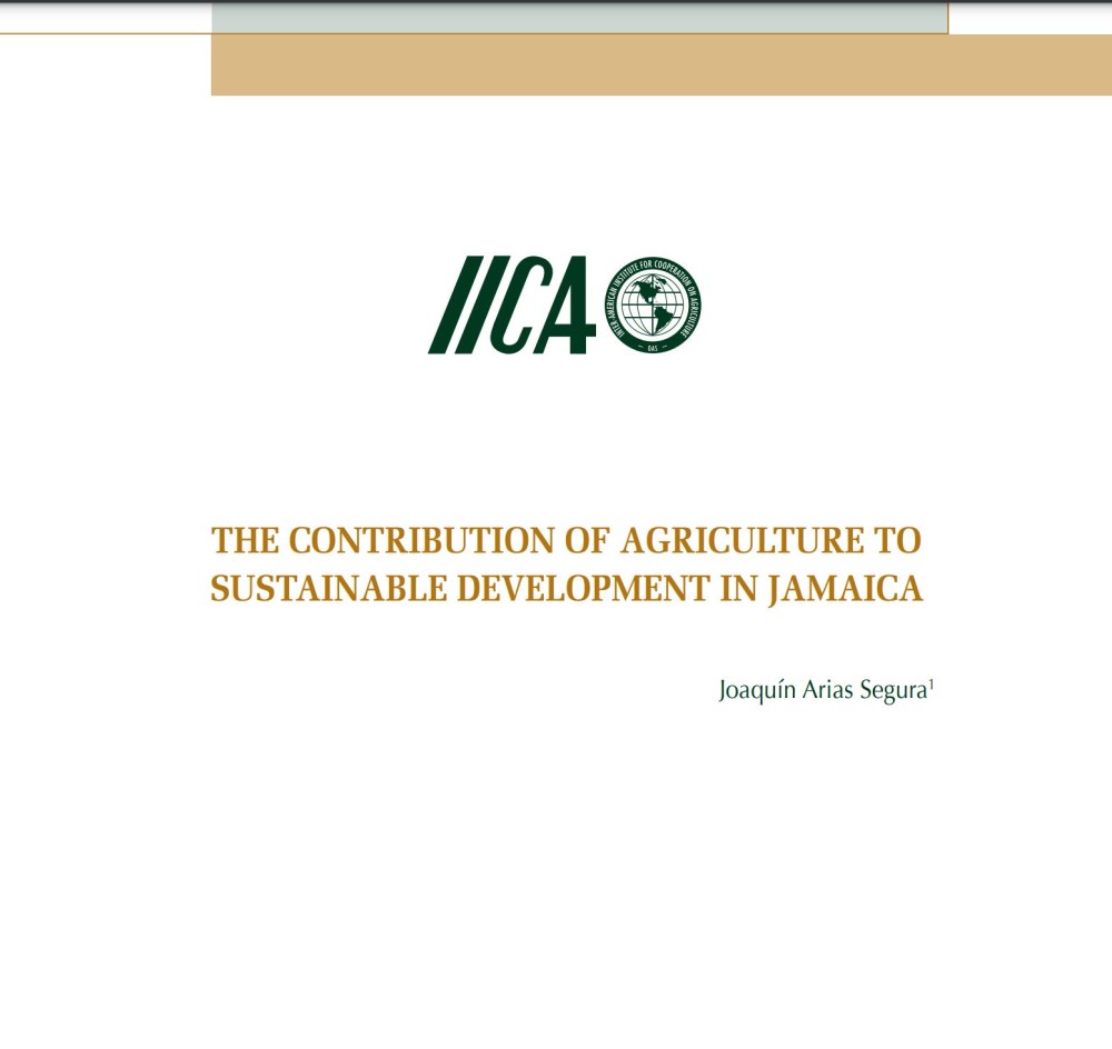 The contribution of agriculture to sustainable development in Jamaica