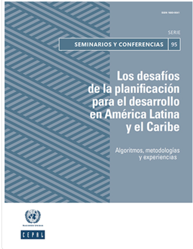 Las cadenas productivas como herramienta de planificación territorial (Los desafíos de la planificación para el desarrollo en América Latina y el Caribe)