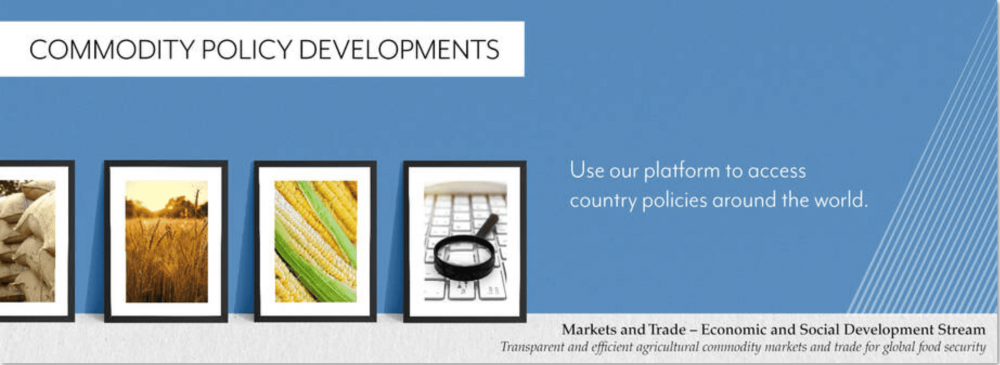 Commodity Policy Evolution Database or Platform