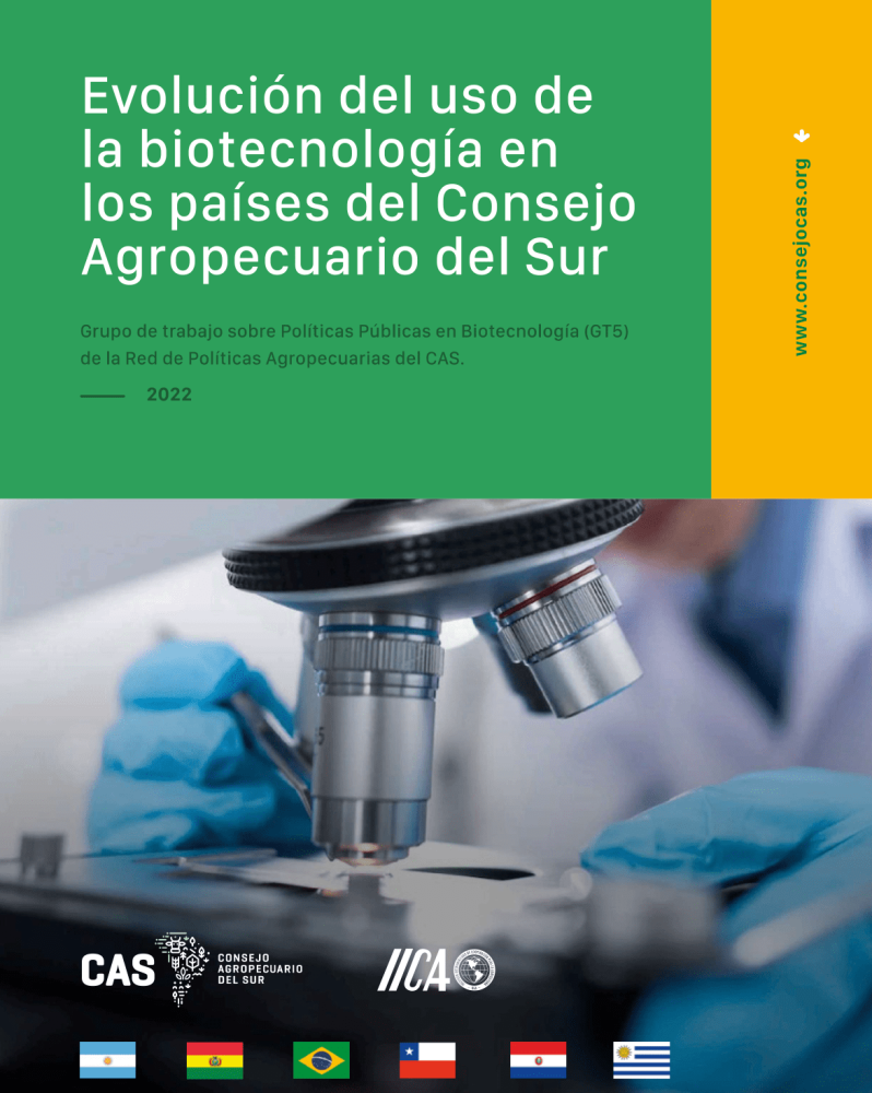 Evolution of the use of biotechnology in the countries of the Southern Agricultural Council.