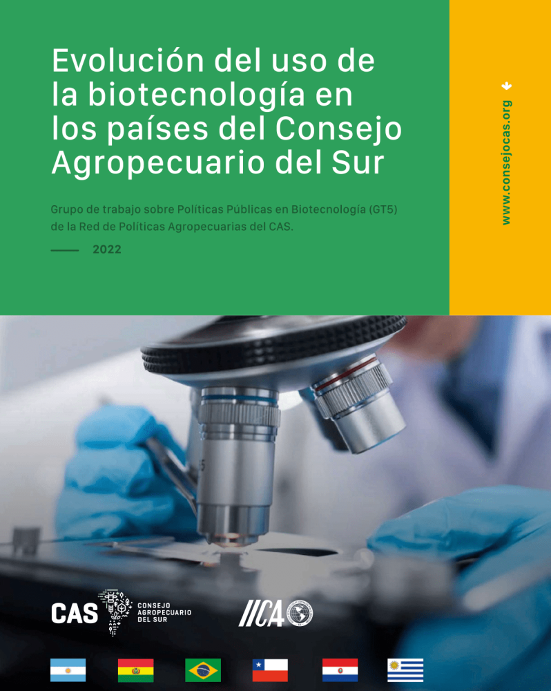 Evolución del uso de la Biotecnología en los países del CAS: Consejo Agropecuario del Sur